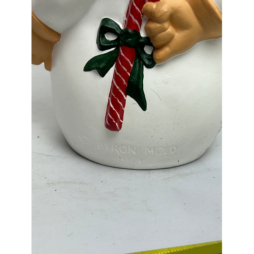 188 - Byron Mold Ceramic Snowman Figure