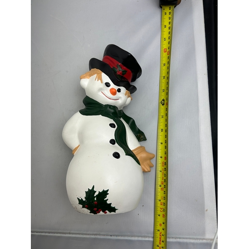 188 - Byron Mold Ceramic Snowman Figure