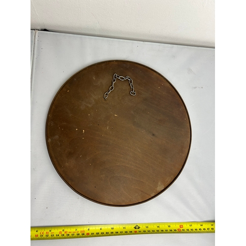 192 - Brass Framed Circular Mirror