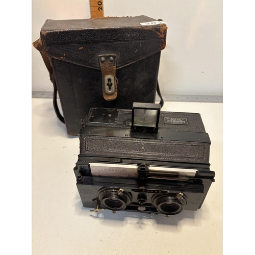 201 - Antique French camera from L'Gaumont & Co Paris