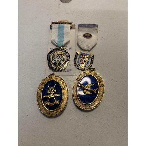 332 - Qty of Masonic badges