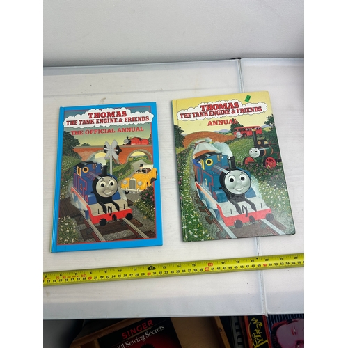 166 - 2x vintage Thomas the tank engine annuals