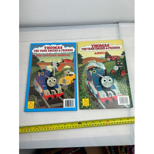 166 - 2x vintage Thomas the tank engine annuals