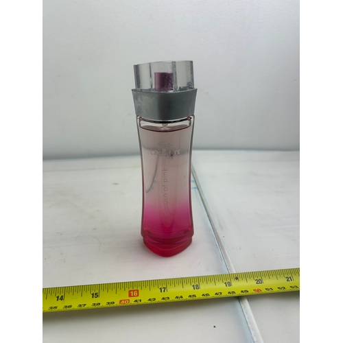 194 - Lacoste touch of pink tester perfume - OVER 3/4 FULL