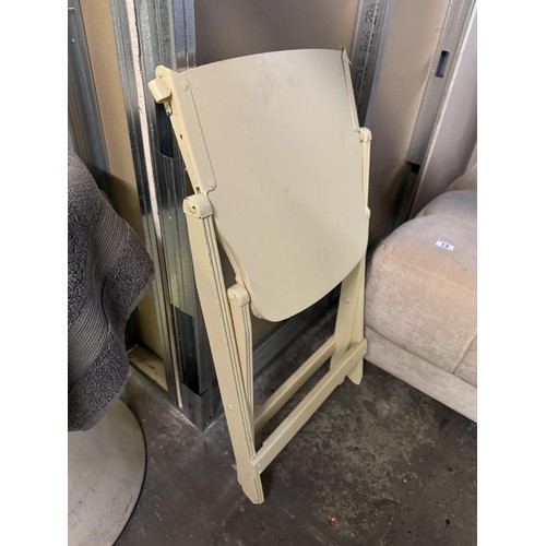 14 - Vintage Folding Wooden Chair, Painted