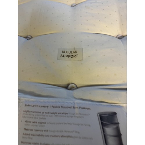 20 - 2 x John Lewis Pocket Mattresses, Single, Regular Support