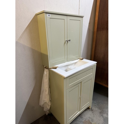 149 - Bathroom Sink Unit with matching cupboard