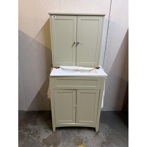 149 - Bathroom Sink Unit with matching cupboard