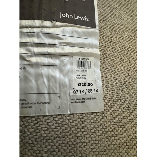 164 - John Lewis Rug, 160cm x 230cm