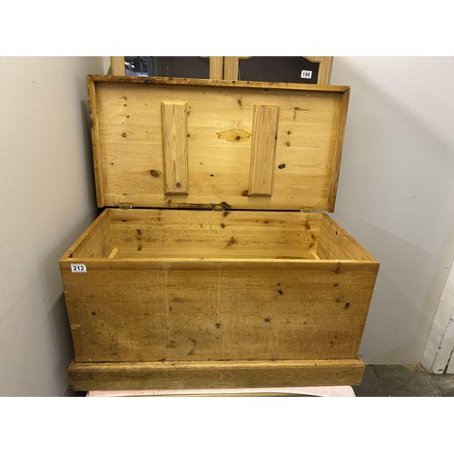 212 - Pine Chest/Blanket Box