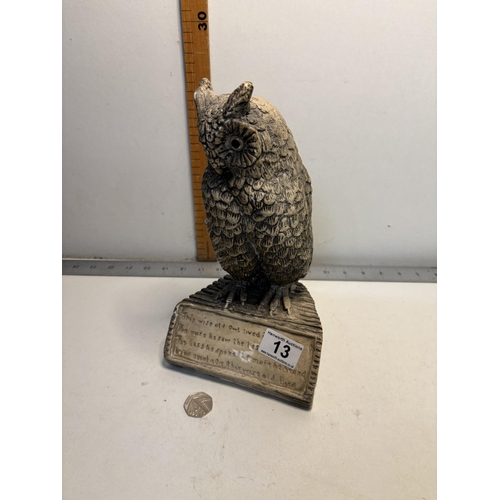 13 - Owl figure