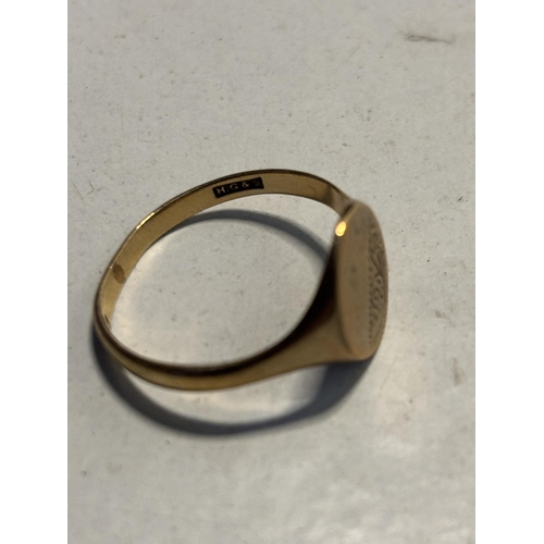 32 - 9kt gold ring
weight 3.1g