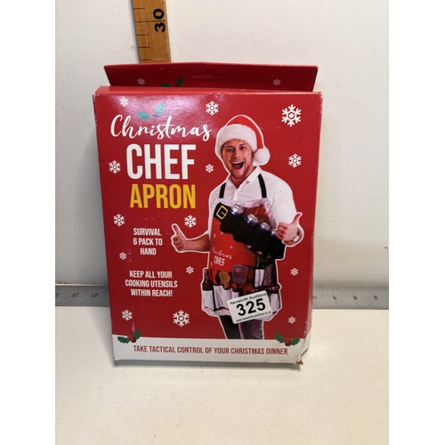 325 - Christmas chef apron