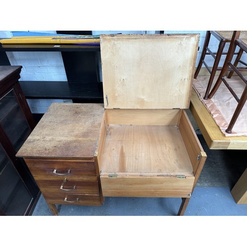 269 - Vintage Desk, Hinged Lid