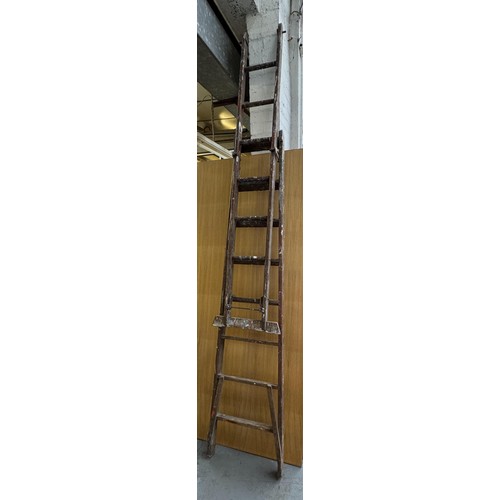 284 - Antique Ladder, Decorative Item