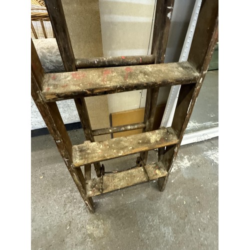 284 - Antique Ladder, Decorative Item