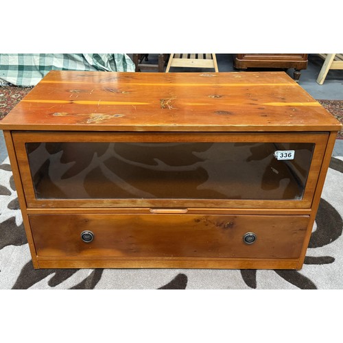 336 - Vintage Wooden TV Stand