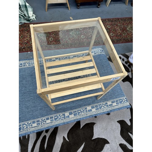 340 - Small Side Table with Glass top