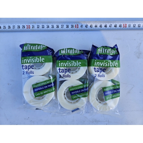 401 - 6 rolls of invisible tape