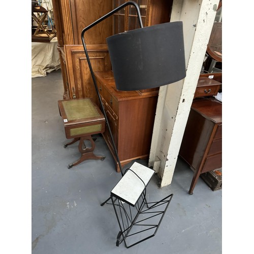 666 - Floor Lamp with Magazine Rack