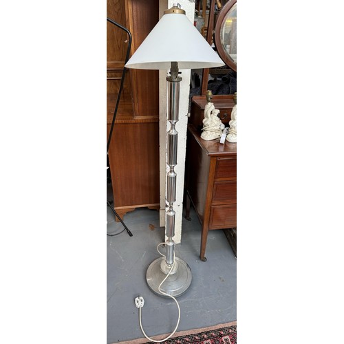 676 - Floor Lamp with shade, working