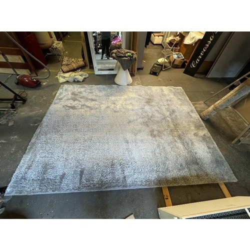 24 - Dunelm Silver Rug 240cm x 340cm