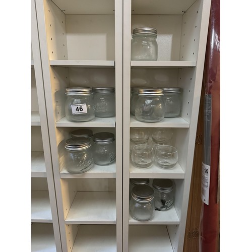 28 - Qty of Glass Jars