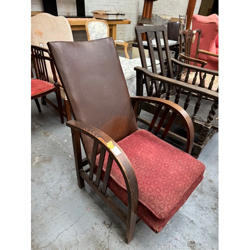 46 - Vintage Reclining Armchair