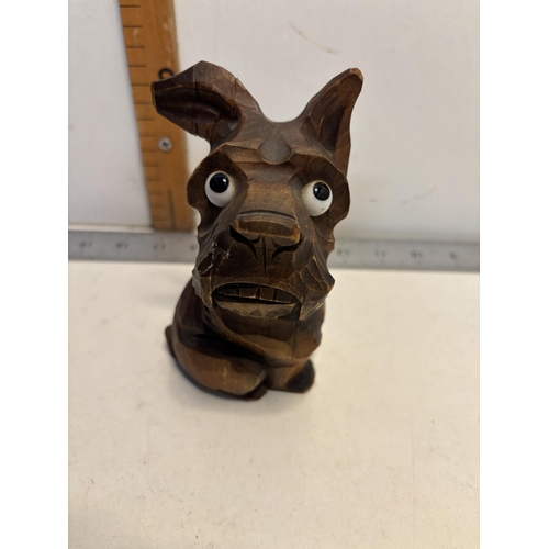 5 - Carved dog
AS FOUND-chip to ear