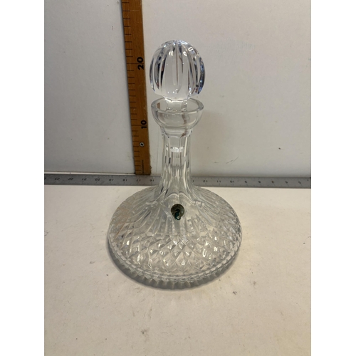 6 - Waterford crystal ships decanter