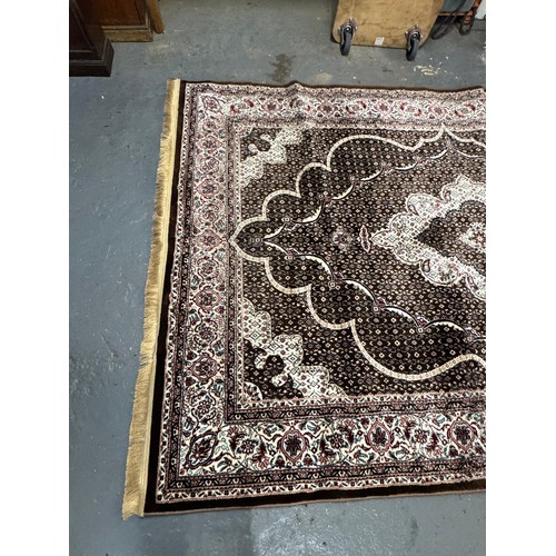 97 - Turkish Floor Rug, Brown, 2900mm x 2000mm