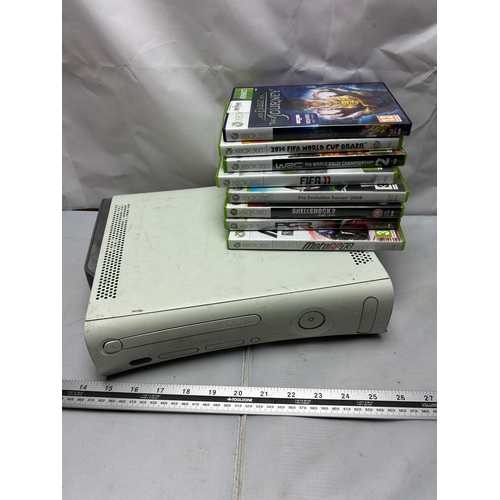 183 - Xbox 360 Console and Games