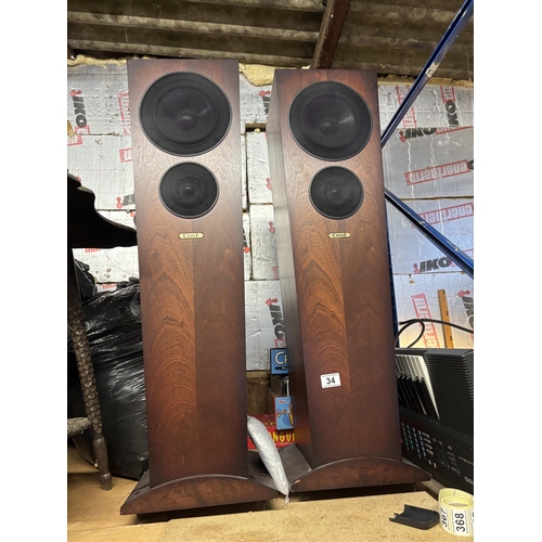 34 - Pair of Castle speakers
PLEASE NOTE NOT POSTABLE