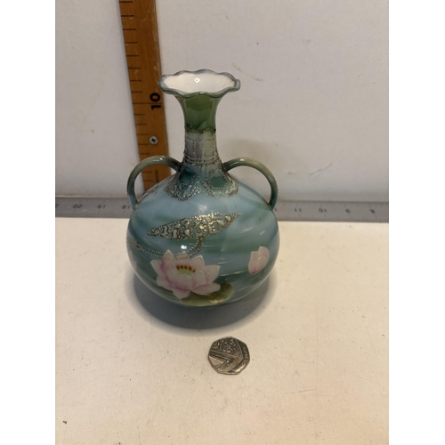 204 - Hand painted vase