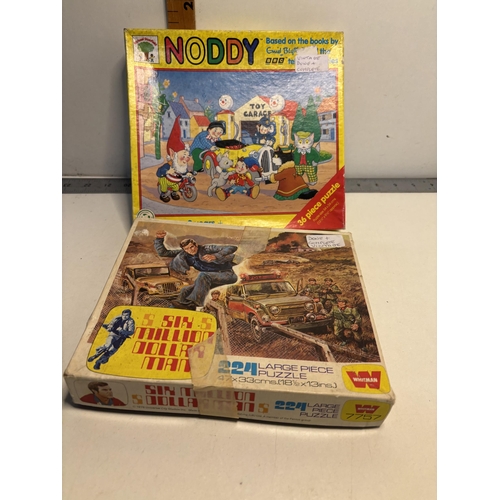 203 - Noddy & Six Million Dollar Man puzzles