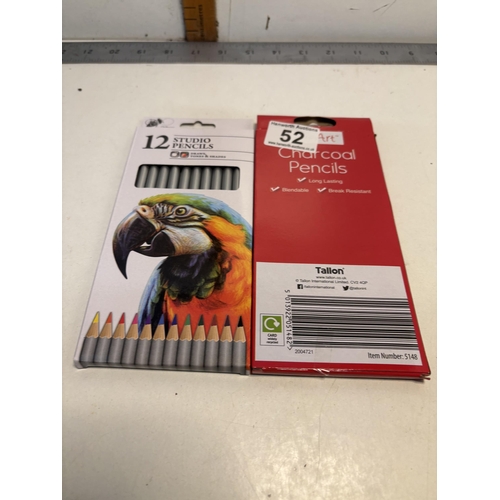 52 - X2 packs of 12 pencils