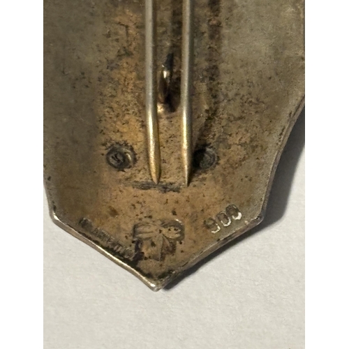 3 - 900 silver brooch