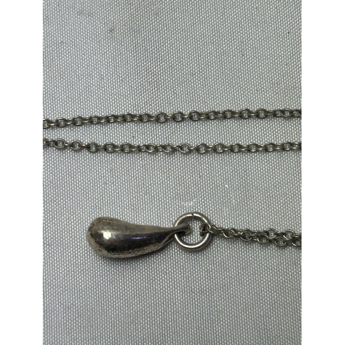 206 - 925. Sterling Silver Necklace and Pendant