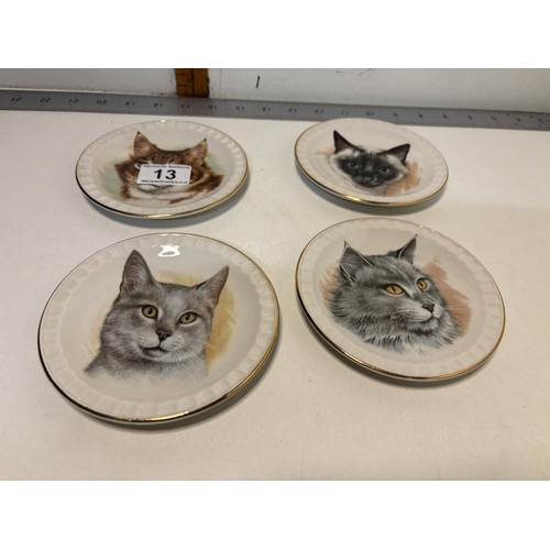 13 - X4 cat plates
Royal Falcon Gift Ware