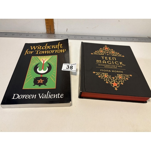 38 - X2 books on witchcraft