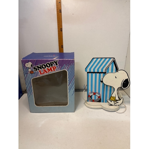 471 - Vintage 80s Nuova Linea Zero Snoopy Light