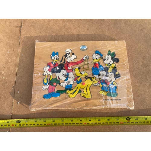 136 - Vintage Disney Wooden Toy Sealed