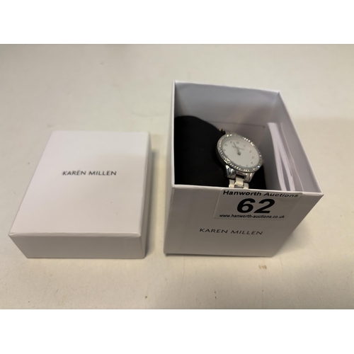 62 - Karen Millen lady's watch