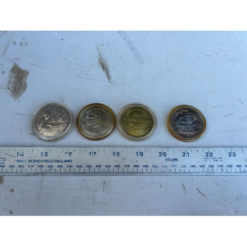 172 - 4x Commemorative Coins