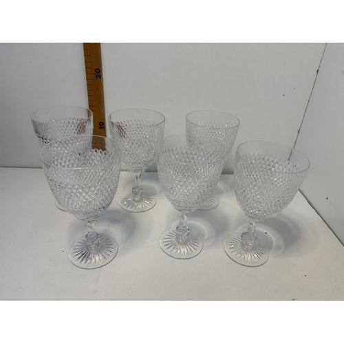 22 - Set of 6 wine glasses
PLEASE NOTE NOT POSTABLE