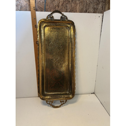 25 - Brass tray