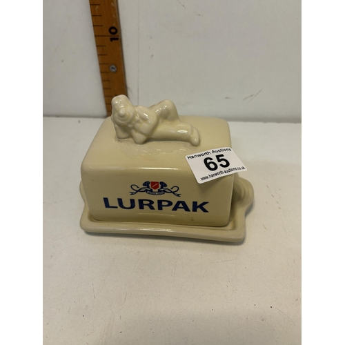 65 - Lurpak butter dish