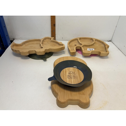 127 - X3 Tiny Dining sucker plates