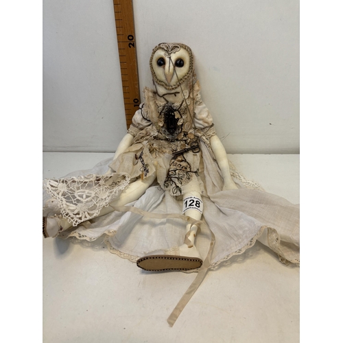128 - Key To My Heart owl doll