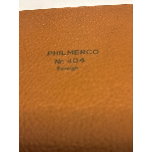 1 - Philmerco Nr. 404 compass set in a tan zippered case, marked 'Foreign.' Includes various drafting to... 